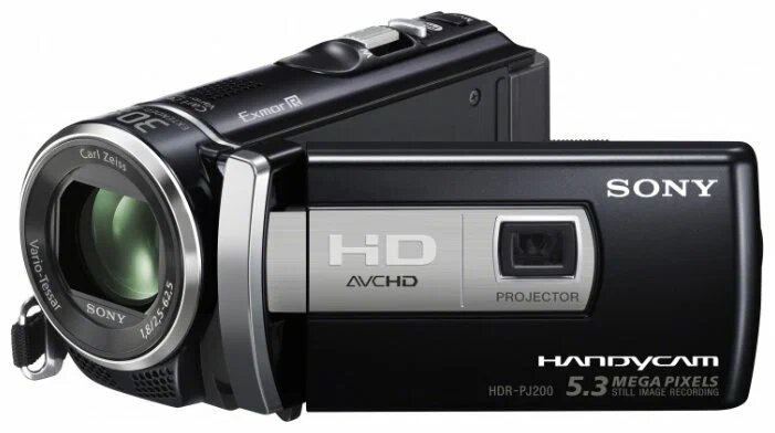 SONY Видеокамера Sony HDR-PJ200E, черный