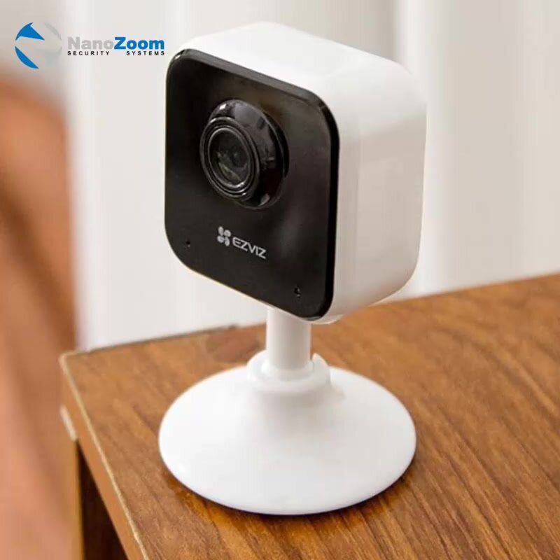 Ezviz H1c CS-H1c 2Мп 2,4 мм - камера видеонаблюдения WiFi для дома, умная домашняя цифровая IP видеокамера с ИК подсветкой, 1920x1080 Full HD, H.264, CMOS 1/3" — фото 1