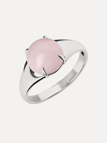 Изображение товара Кольцо, серебро, 925 проба, чернение, кварц