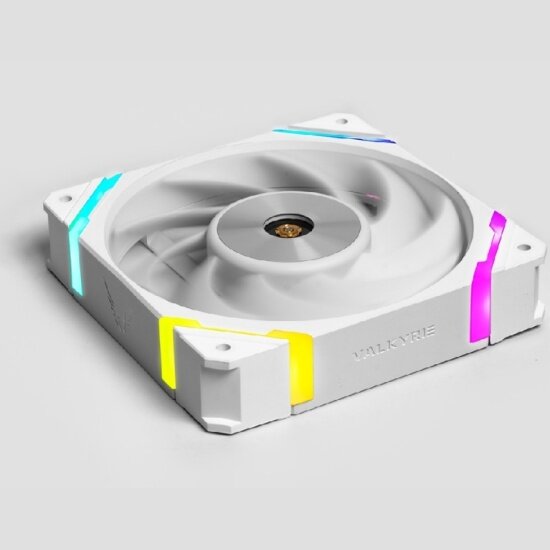 Вентилятор/кулер для корпуса Valkyrie X12 ARGB, 120 мм, 4-pin, белый — фото 1