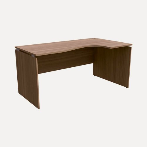 Изображение товара Стол письменный / криволинейный СК157R, р. 1570х900х750, Ясень шимо темный