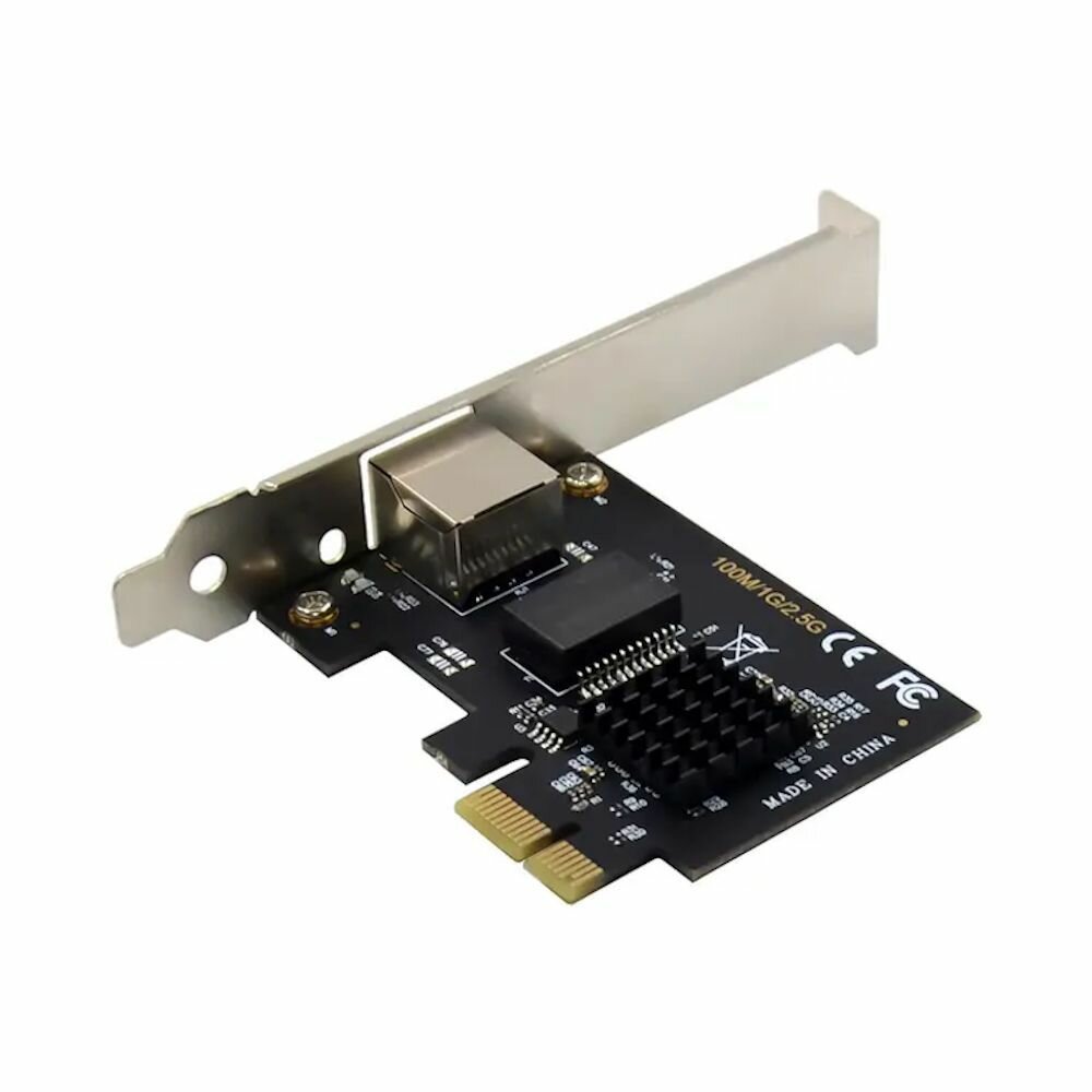 Сетевая карта PCIe x1 (RTL8125B) 1xRJ45 2.5 Gigabit Ethernet (ORIENT XWT-RTL8125PE) — фото 1