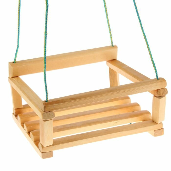 Качели Задира Подвесные, детские, деревянное основание