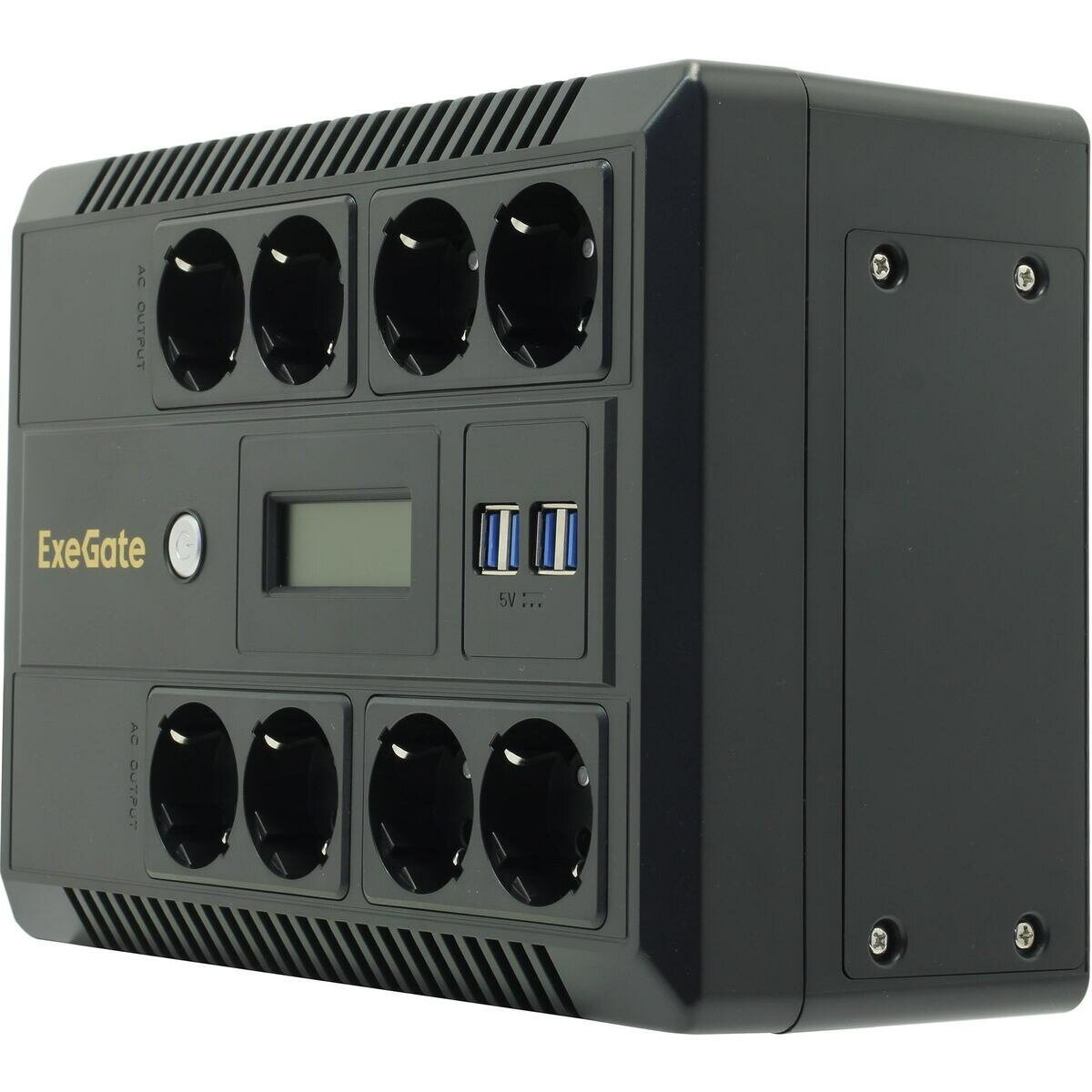 ИБП Exegate NEO Smart LHB-1000. LCD. AVR.8SH. CH. USB
