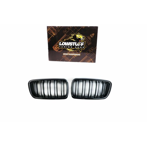 BMW E38 1994-2001 Решетки радиатора ноздри M стиль сдвоенные shadow line LOWSUFF RGBM38X2GLBK 6021₽