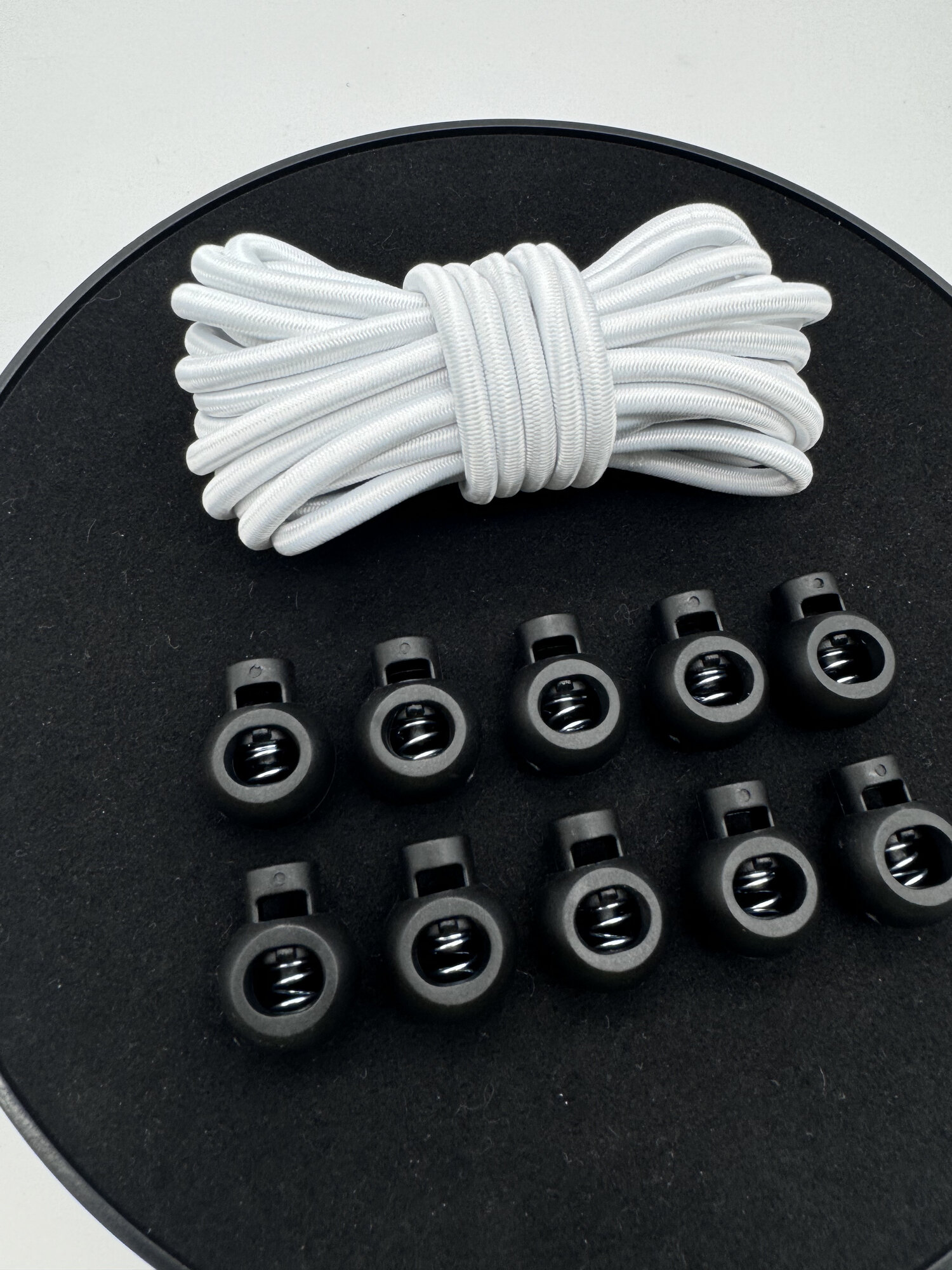 Набор резинки Машина швейной фурнитура белая 4мм х 4м 11шт