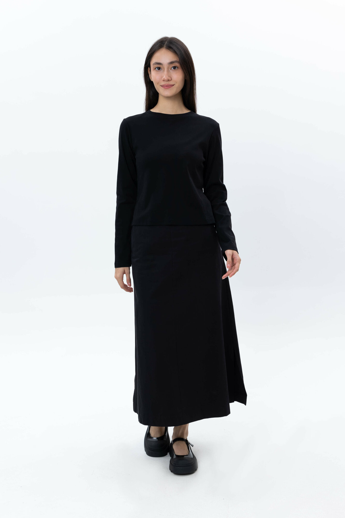 Футболка спортивная TERRA PRO лонгслив, размер M, black — фото 1