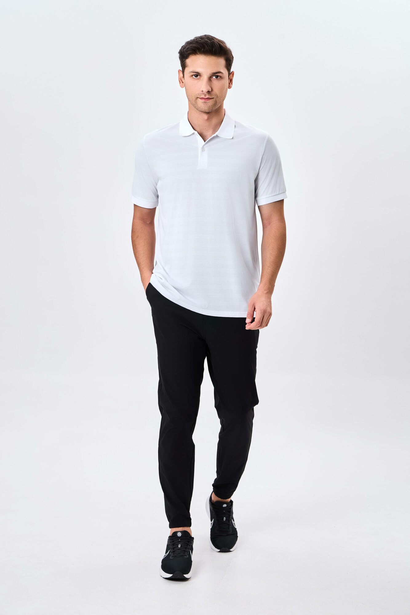 Брюки джоггеры TERRA PRO, размер 29, black — фото 1