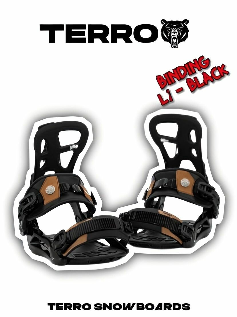 Крепления для сноуборда TERROR 25/26 - L1 Black (41-45)