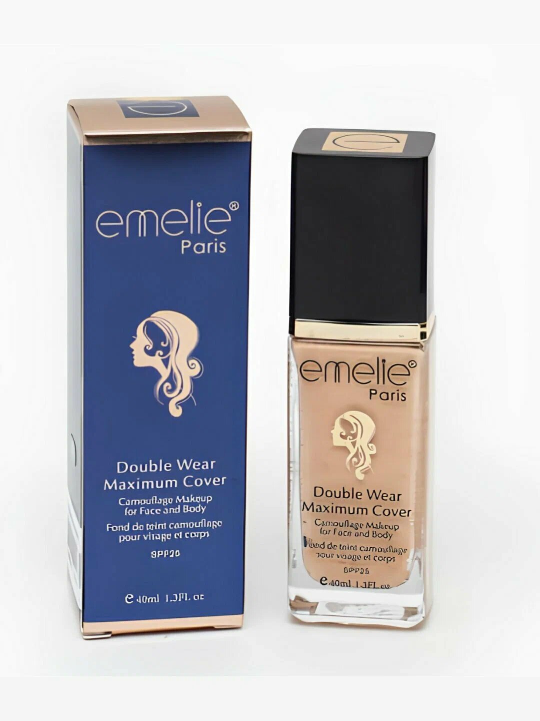 Тональный крем для лица Emelie spf 25, увлажняющий, матовый, 40 мл 1. 3fl, пункт№: e-10