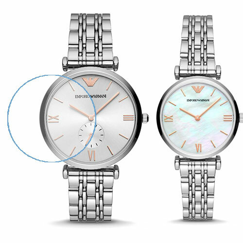 Скрин Мобайл защитный экран для часов Emporio Armani AR90004 из нано стекло 9H