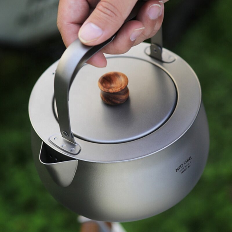 Чайник походный титановый 800мл — фото 1