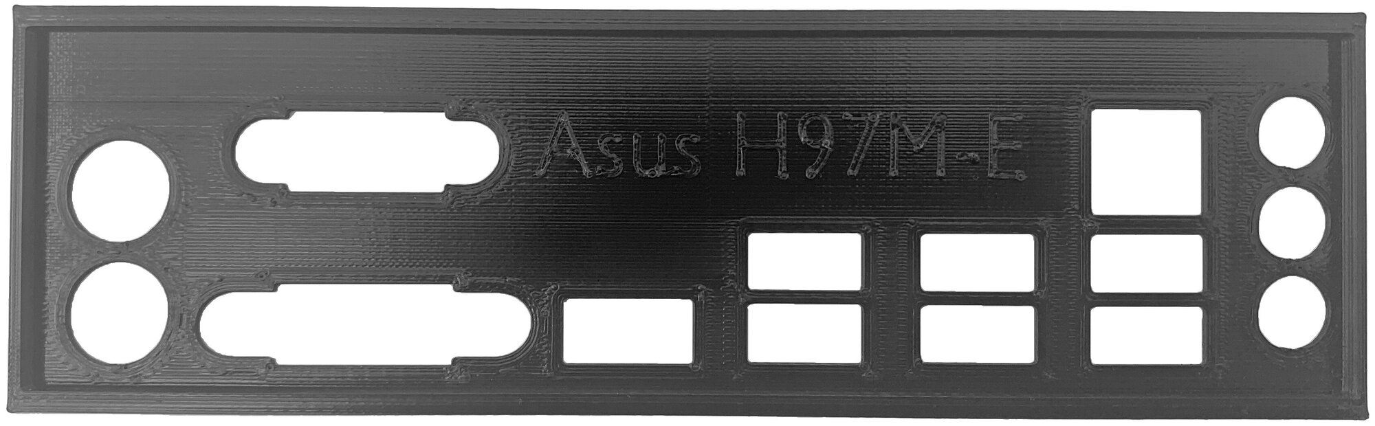 Заглушка для компьютерного корпуса к материнской плате Asus H97M-E black