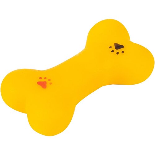 Игрушка для собак Рыжий кот 104145, желтый игрушка для собак рыжий кот 9х6 4х3 2см