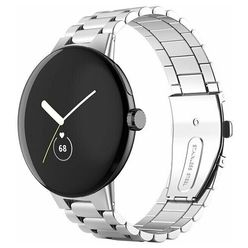 Стальной браслет для Google Pixel Watch серебряный 119900₽
