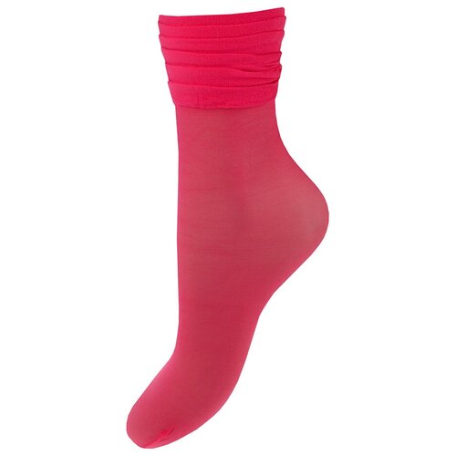 фото Женские носки mademoiselle средние, 20 den, размер unica, бордовый