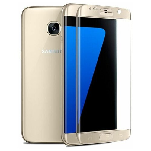 Aiwo Защитное стекло для Samsung Galaxy S7 Edge Full Screen Полноэкранное золотое