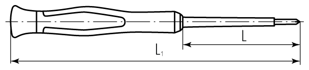 Набор диэлектрических отверток НИО-06 мини серии профи (6 шт.) {79771}