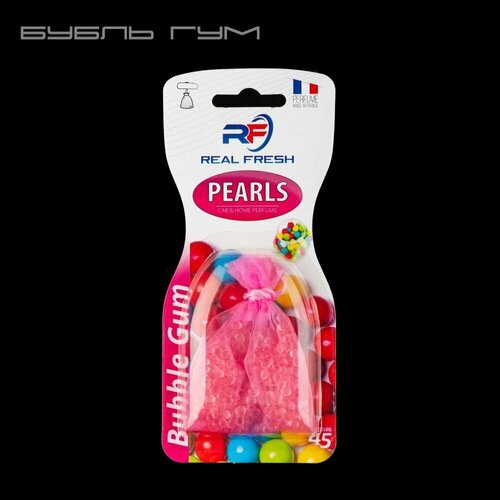 Ароматизатор для автомобиля Air freshener REAL FRESH PEARLS (Bubble Gum / Бабл Гам)