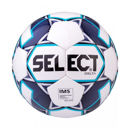 фото Футбольный мяч select delta 815017 белый/темно-синий/голубой 5