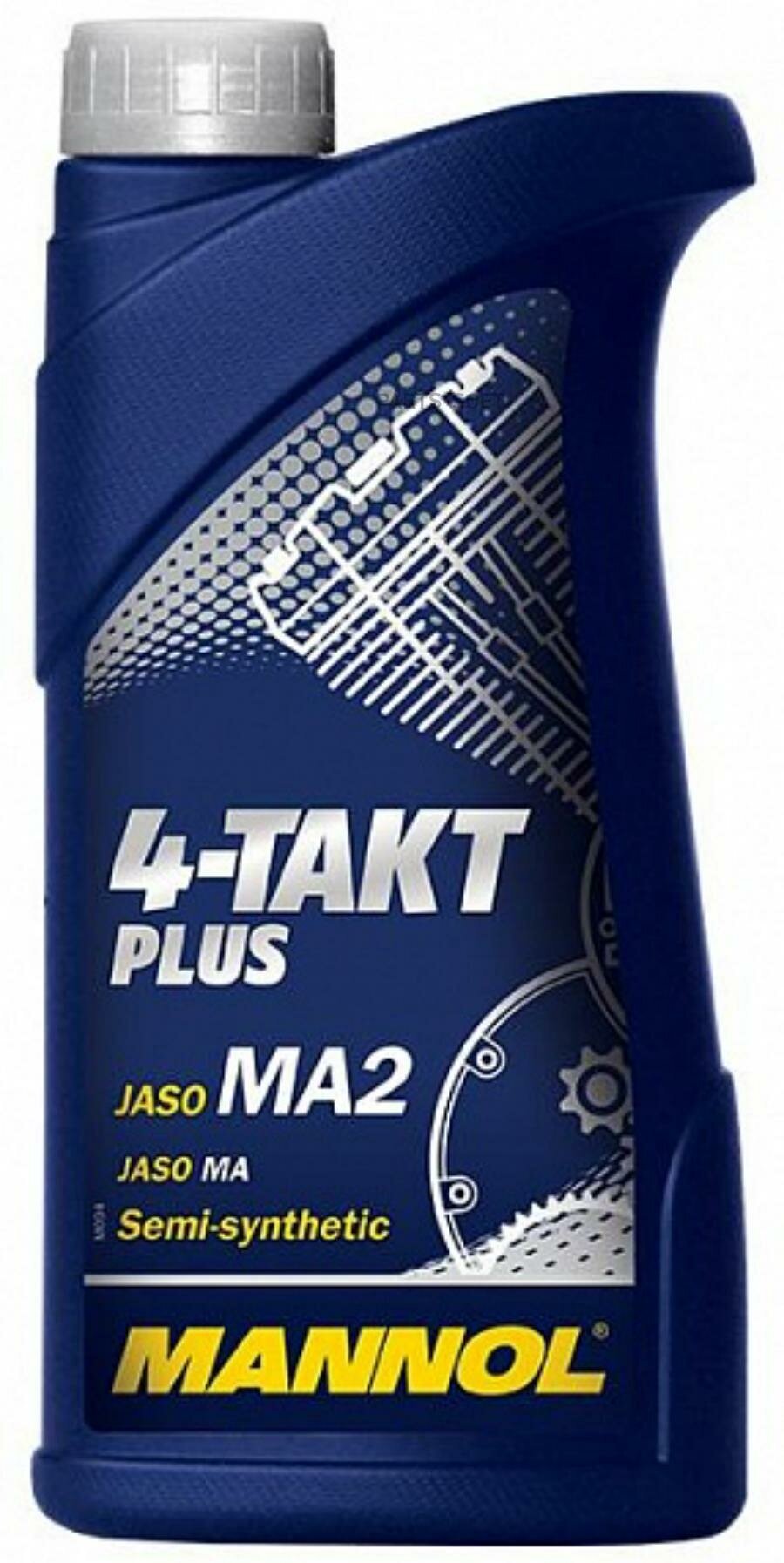 Масло mannol 4-takt_plus_1400 10w40 1л полусинтетическое моторное