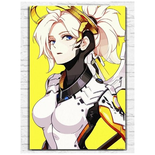 Картина по номерам на холсте игра overwatch - 11377 В 60x40