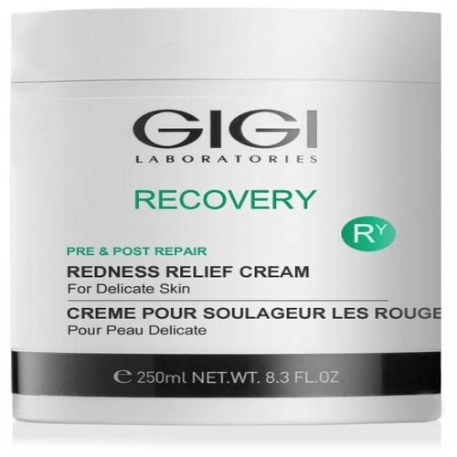 GIGI / Recovery Redness Relief Cream Sens / Крем успокаивающий от покраснений и отечности, 250мл