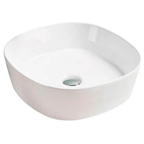 Умывальник мебельный Mirsant Shell-0318 440х440х135 мм, накладной, квадратный