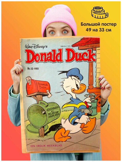Плакат постер Duck Tales Donald Duck Утиные истории Дональд Дак