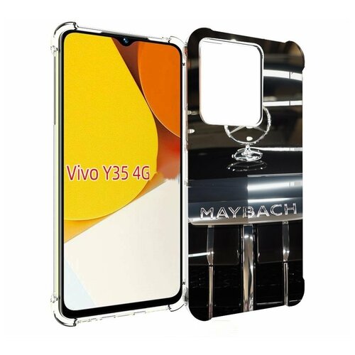 Чехол MyPads майбах-maybach-2 для Vivo Y35 4G 2022 / Vivo Y22 задняя-панель-накладка-бампер