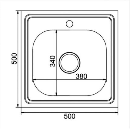 Тумба под раковину 50x43,6x82 для кухни с мойкой 50x50 (0,8мм), белый мрамор - фотография № 6
