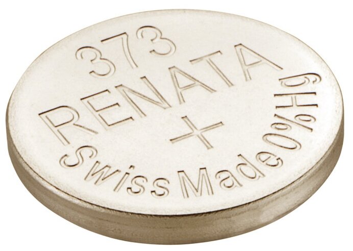 Батарейка Renata 373 (SR916SW) Silver Oxide 1.55V, 1 шт