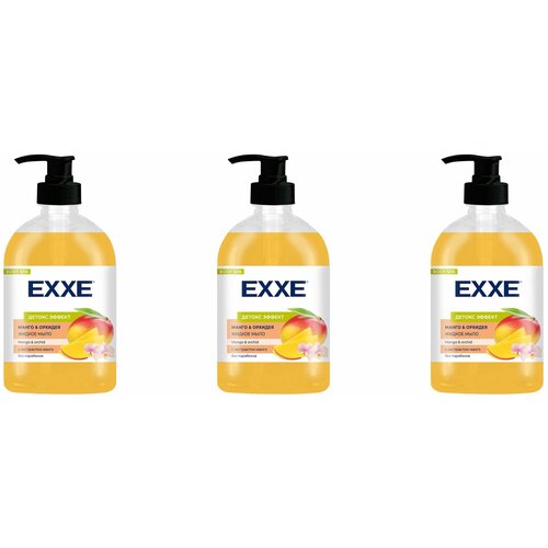 EXXE Жидкое мыло Манго и орхидея, 500 мл 3 шт reva care мыло жидкое с ароматом манго и карамбола 2 уп х 500 мл