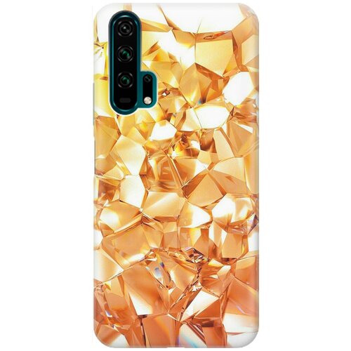 фото Re:pa накладка transparent для honor 20 pro с принтом "янтарные камни"