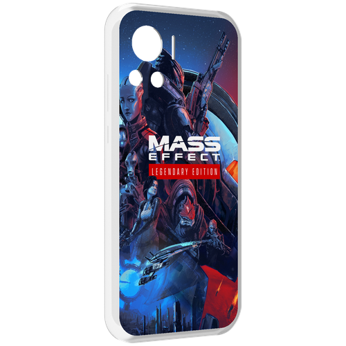 чехол mypads mass effect legendary edition для motorola moto e32 задняя панель накладка бампер Чехол MyPads Mass Effect Legendary Edition для Motorola Edge 30 Ultra задняя-панель-накладка-бампер