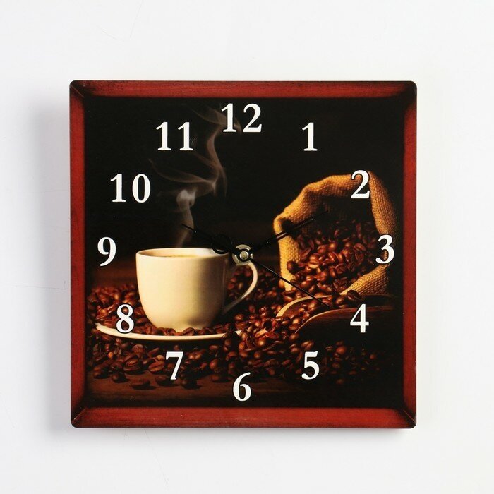 Соломон Часы настенные, серия: Кухня, "Ароматный кофе", дискретный ход