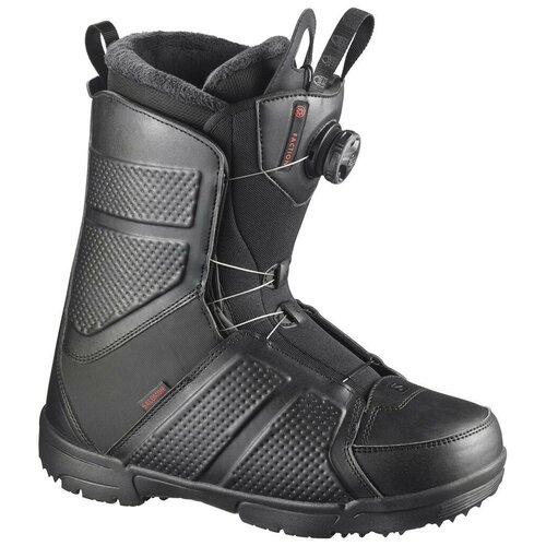 фото Сноубордические ботинки salomon faction boa, р. 10.5 / 28.5, black/orange