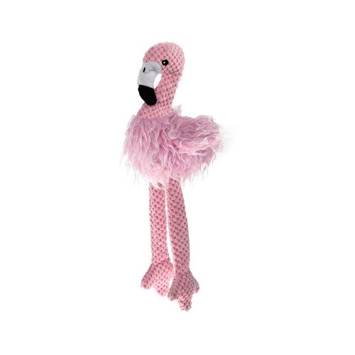 Homepet игрушка для собак фламинго плюш с пищалкой 42х15см 71104, 0,125 кг (2 шт)