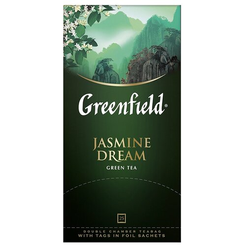 Greenfield Чай Greenfield Jasmin Dream зеленый фольгир.25пак/уп 0373-15