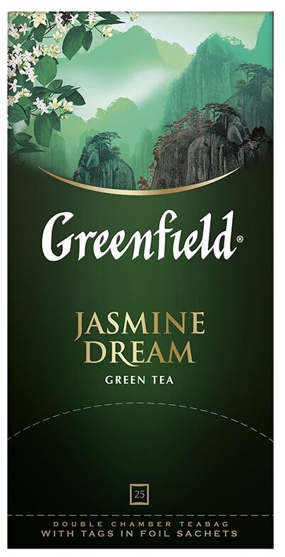 Чай Гринфилд Jasmine Dream 25 пакетиков