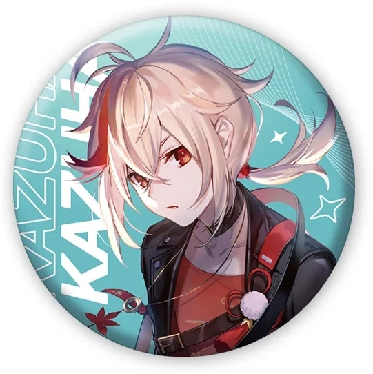 Значок Concert Can Badge Kaedehara Kazuha ЭМСИ - фото №1