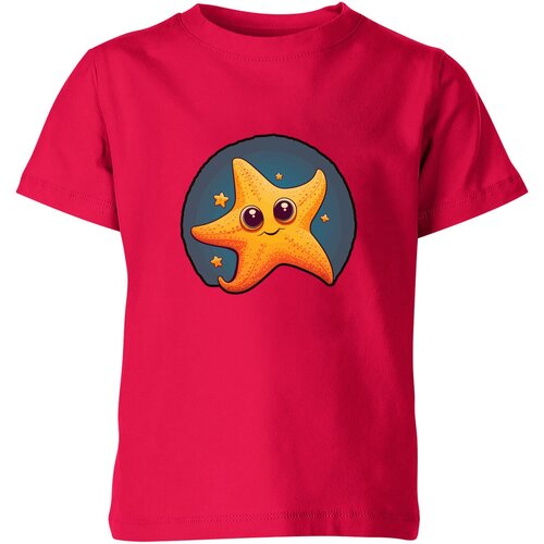 Футболка Us Basic, размер 4, розовый мужская футболка starfish морская звезда m серый меланж