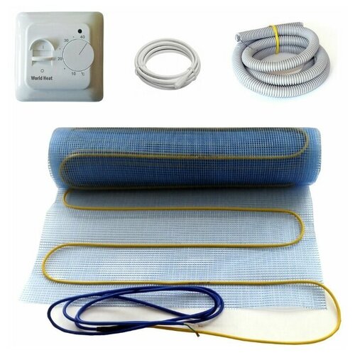 Теплый пол под плитку 05 м кв 75 Вт с терморегулятором 1860₽