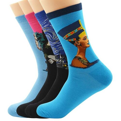 Носки Frida, размер 36-43, синий мужские носки звездная ночь зима ретро женские индивидуальные носки с рисунком ван гога носки с рисунком маслом смешные счастливые носк