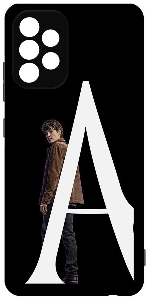 Чехол-накладка Krutoff Soft Case Уэнсдей Аддамс - Тайлер для Samsung Galaxy A32 (A325) черный