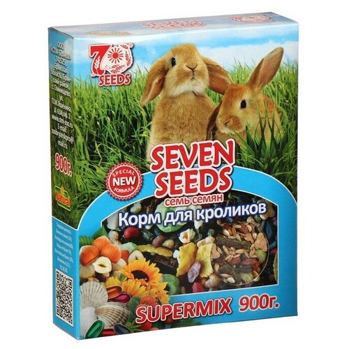 Корм Seven Seeds SUPERMIX Корм для кроликов, 900 г