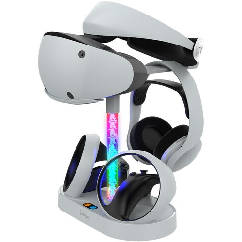 Зарядная станция для PS VR2 iPega Rainbow Dual Charge игровая консоль sony playstation 5 console standard edition геймпад ps5 hd camera зарядная подставка белый