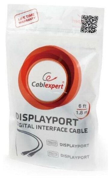 Кабель интерфейсный DisplayPort Cablexpert - фото №2