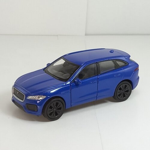 Металлическая машинка 1:34-1:39 JAGUAR F-PACE, синий 43726D Welly