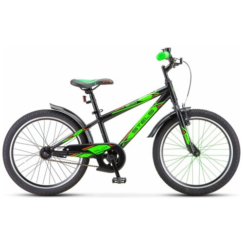 Велосипед подростковый STELS Pilot-200 Gent 20 1-ск рама 11 Чёрныйсалатовый LU088668 1059000₽